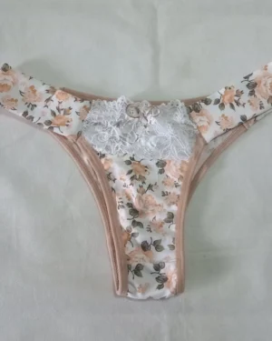 Calcinha microfibra estampada