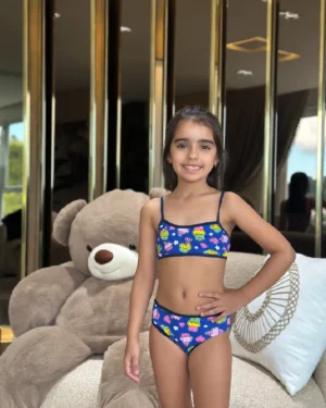 conjunto infanto juvenil estampado