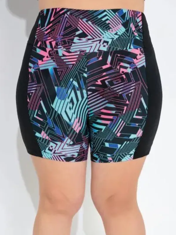 Short Preto com Cós Duplo