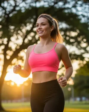 Top Esportivo Rosa Neon