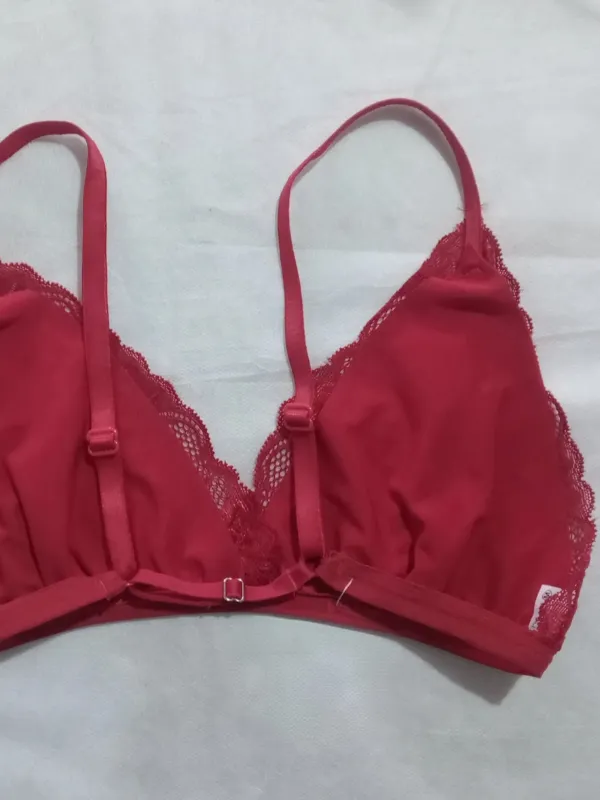 Sutiã com Renda Vermelho