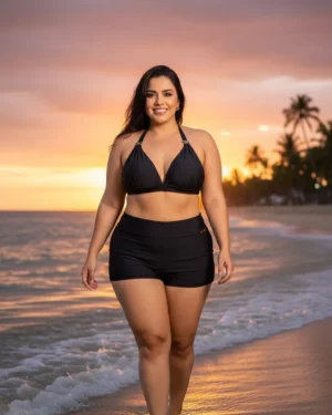 Biquíni Plus Size Preto Total