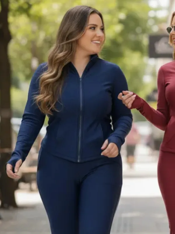 Jaqueta Térmica Plus Size Hellen Carolina Feminina