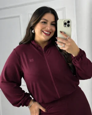 Jaqueta Térmica Plus Size Tania - Hellen Carolina