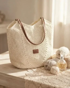 Bolsa Positano Crochê Hellen Carolina