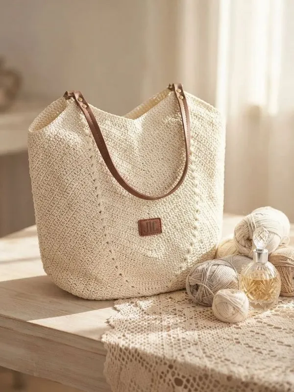 Bolsa Positano Crochê Hellen Carolina