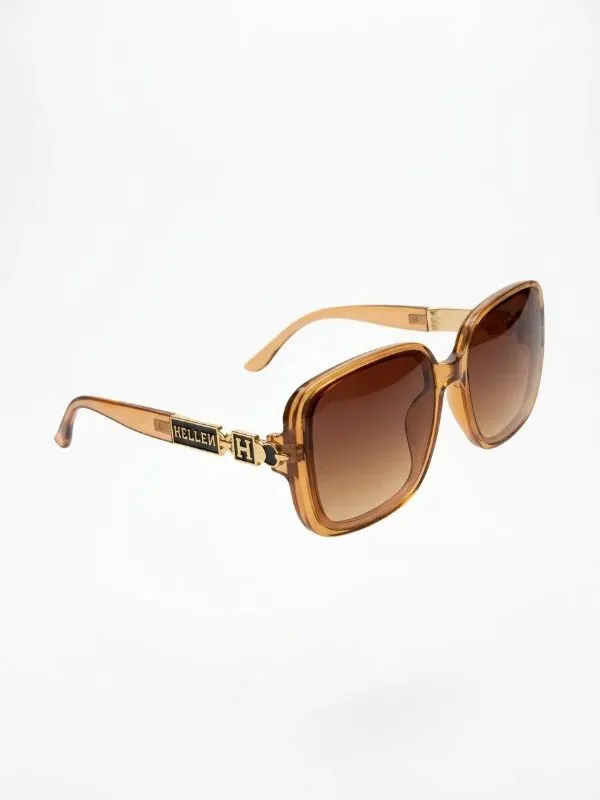 Óculos de Sol Oversized Caramelo HC