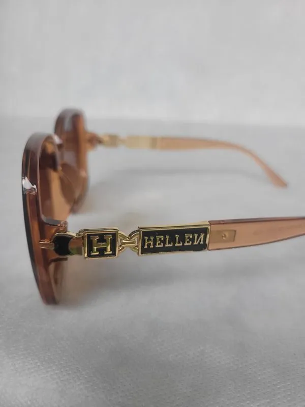 Óculos de Sol Oversized Caramelo HC